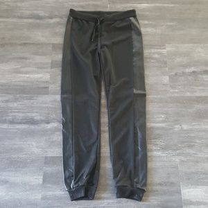 Black Leather Side Luscious Sweats